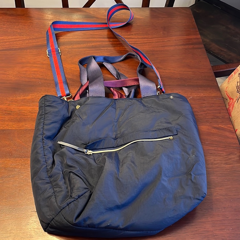 Stella and Dot nylon tote bag
